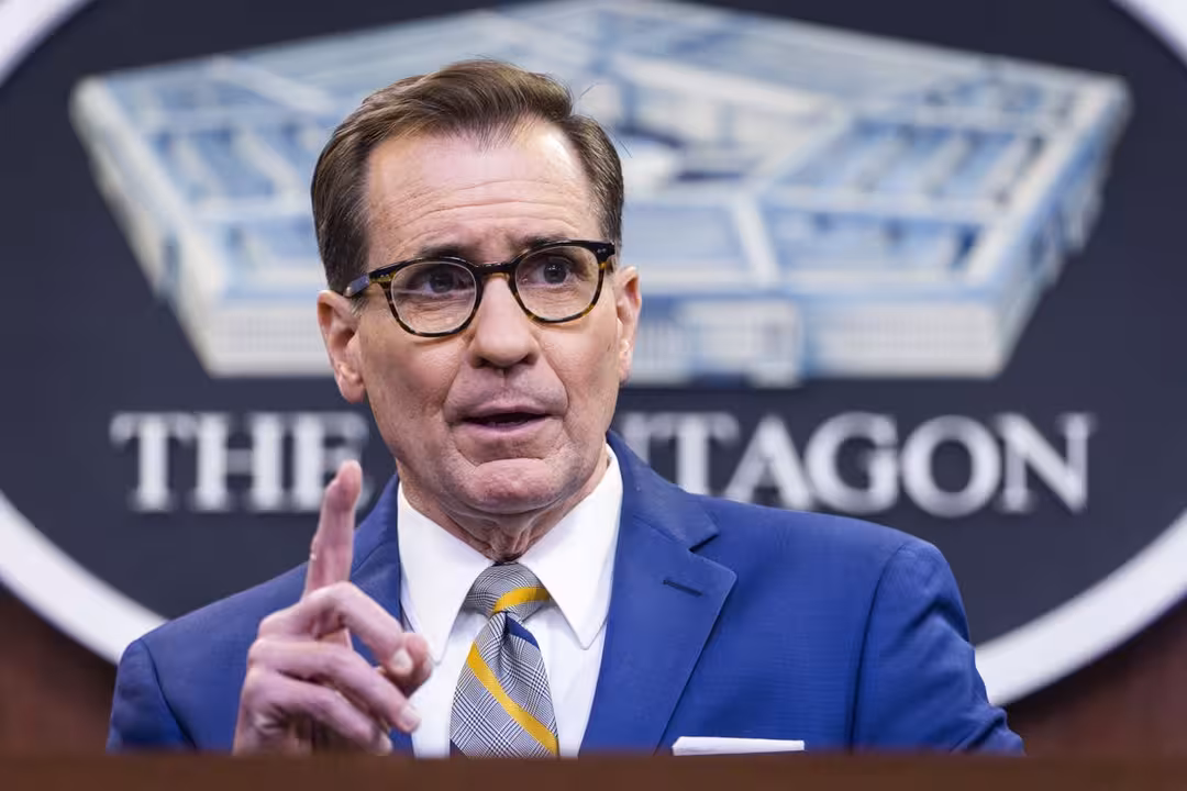 Portavoz del Departamento de Defensa de Estados Unidos, John Kirby. EFE/EPA/JIM LO SCALZO