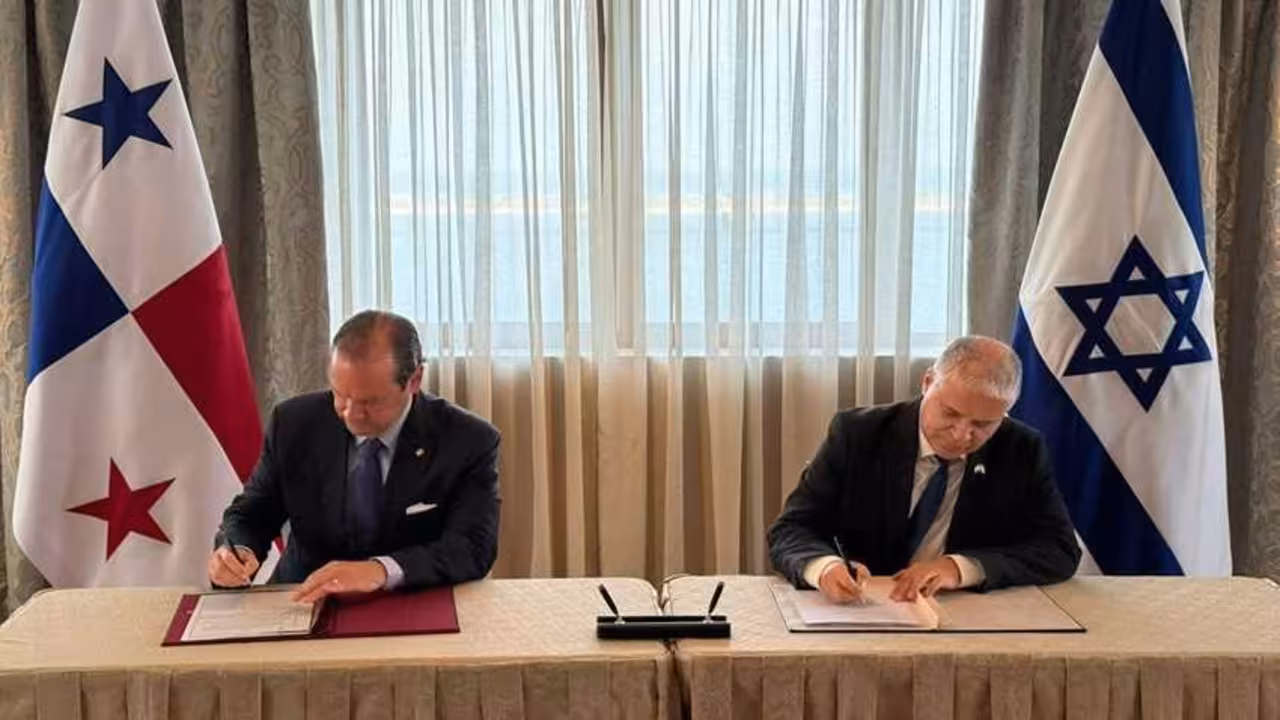 Israel y Panam&aacute; firmanmemorandum