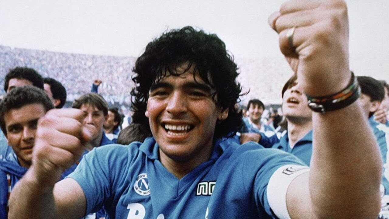 Maradona en Napoli